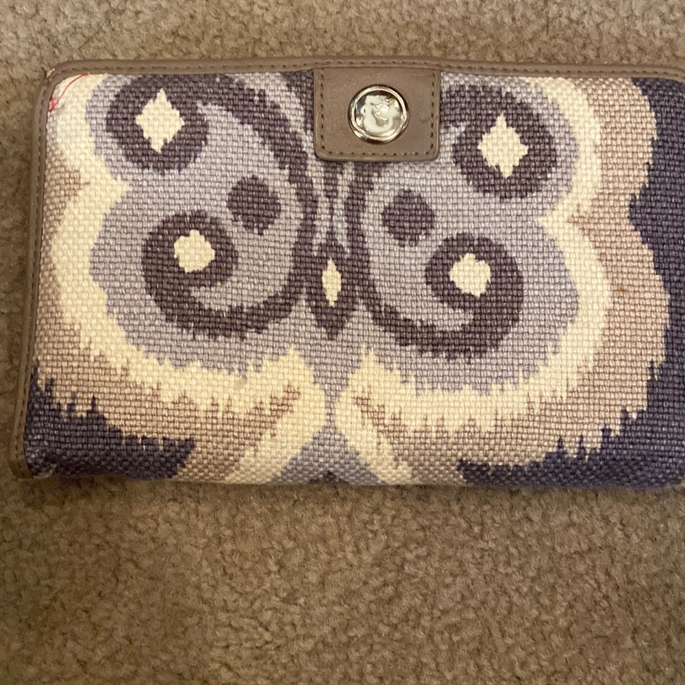 Spartina 449 Billie Linen style bag and wallet combo